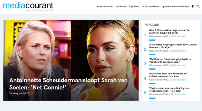 Wie zit er achter Mediacourant.nl?